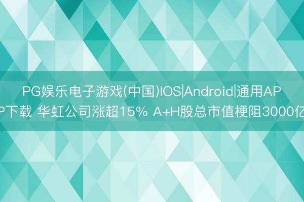 PG娱乐电子游戏(中国)IOS|Android|通用APP下载 华虹公司涨超15% A+H股总市值梗阻3000亿